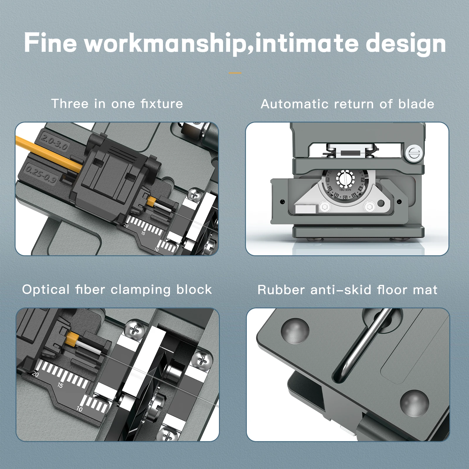 TAWAA Optical Cleaver FC-20/30 3-in-1 Universal Holder, สายไฟเบอร์ออปติกตัดมีด Fiber Cleaver