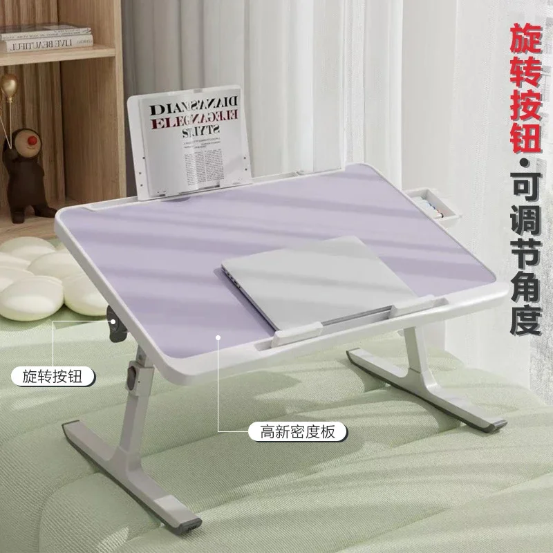 Foldable Lifting Table on The Bed Picture Book Tables Laptop Desk Lazy Person Bay Window Folding Computer Gaming Study Desks