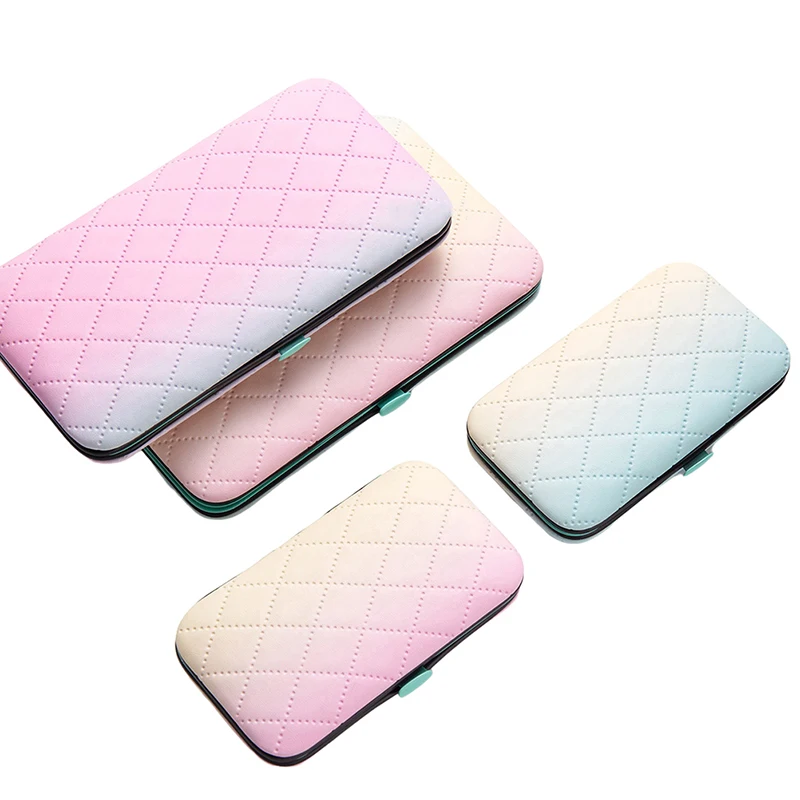 3/10/12/18Pcs Maniküre-set Pediküre Sätze Nagel Knipser Werkzeuge Edelstahl Professionelle Nagel Schere cutter Reise Fall Kit