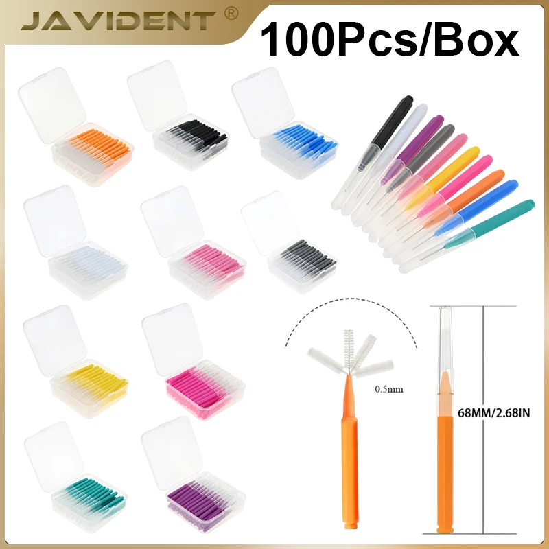 Multi-functional, Compact, and Hygienic Interdental Brush; Portable, Versatile, and Reusable Eyelash Brush; Oral Hygiene Tool