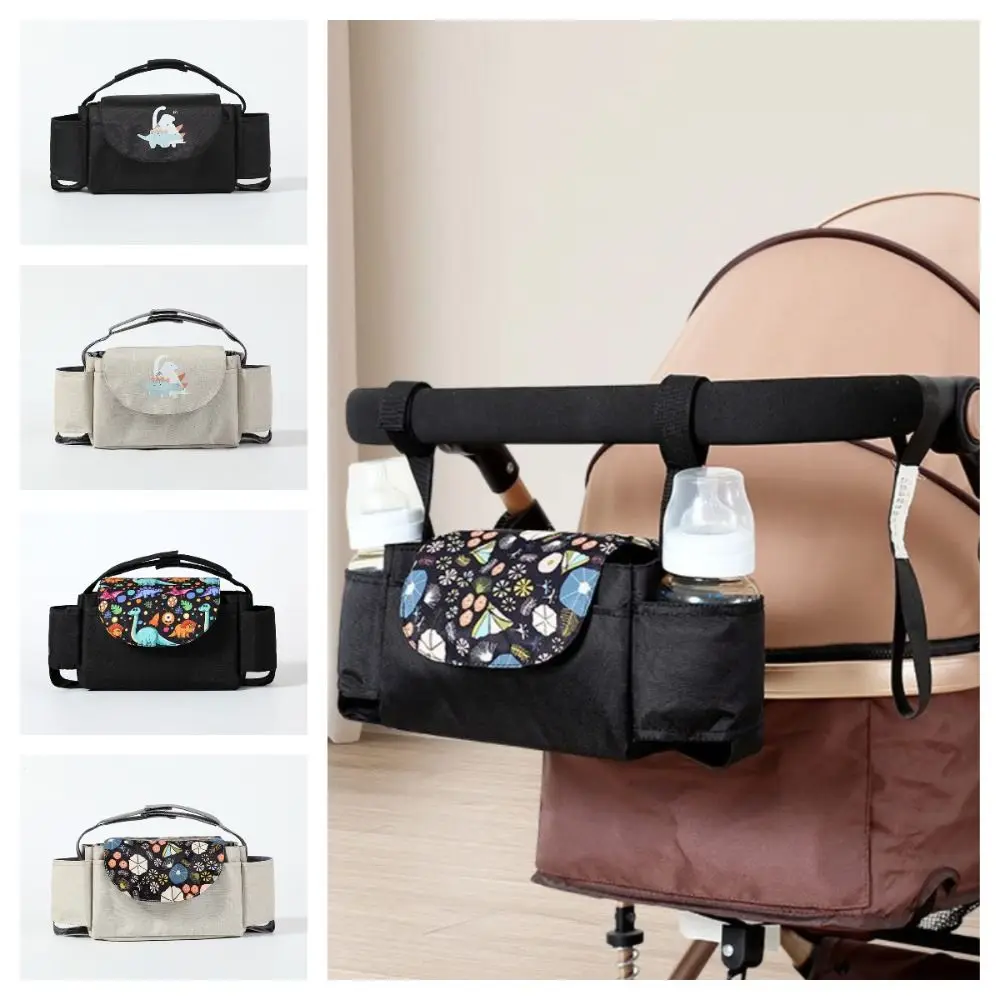 

Multifunctional Baby Stroller Bag with Multiple Pockets Mom Handbag Stroller Storage Hanging Bag Baby Care Large Capacity