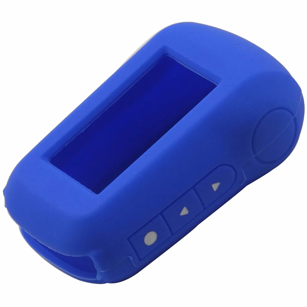 Jingyuqin capa de silicone a92 para starline a95 a94 v62 a62 a64 lcd remoto sistema de alarme de carro em dois sentidos capa de chave de silicone