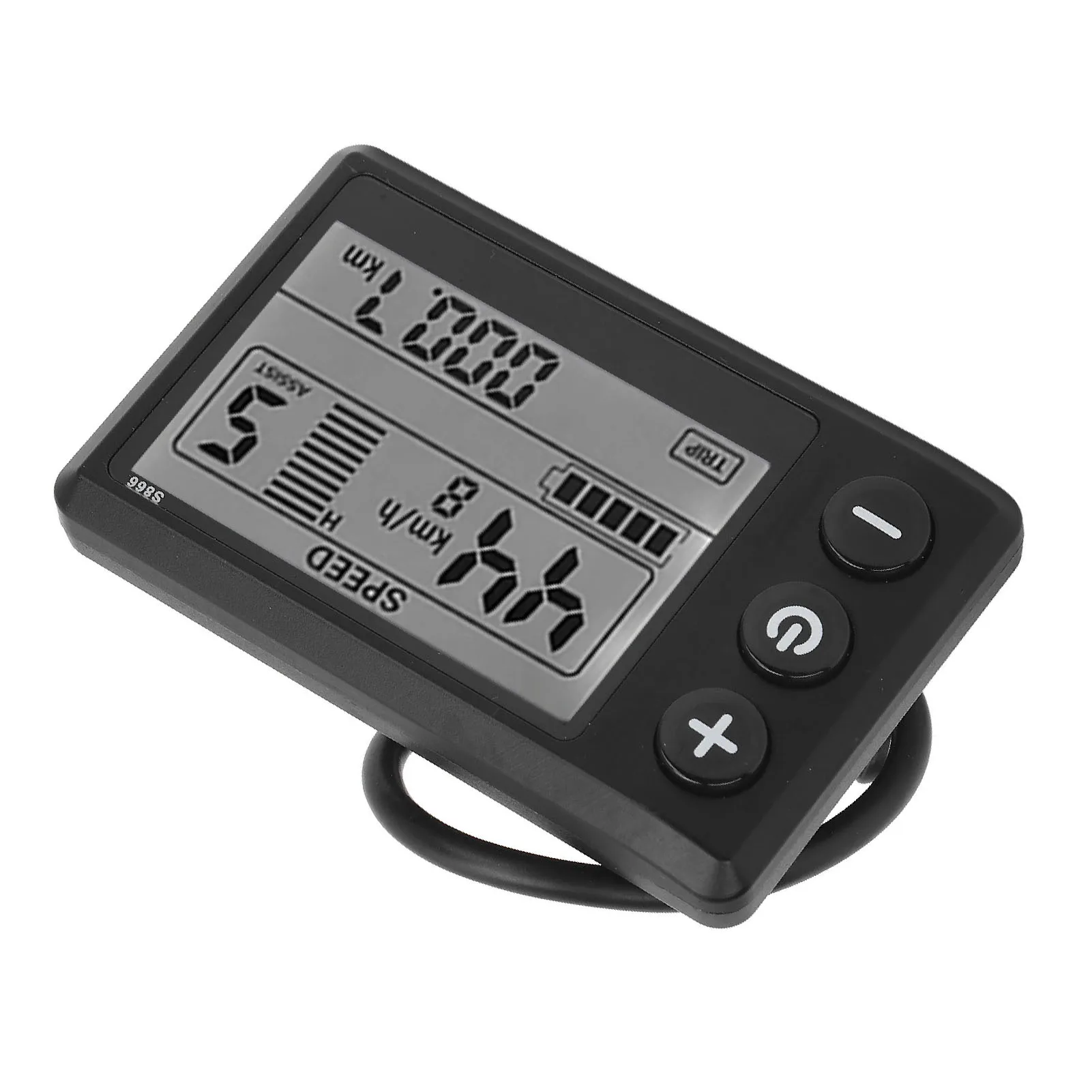 

Electric Scooter LCD Display Meter S866 24V 36V 48V 60V 6 Pin Water Resistant Connector Backlight Display Control Panel