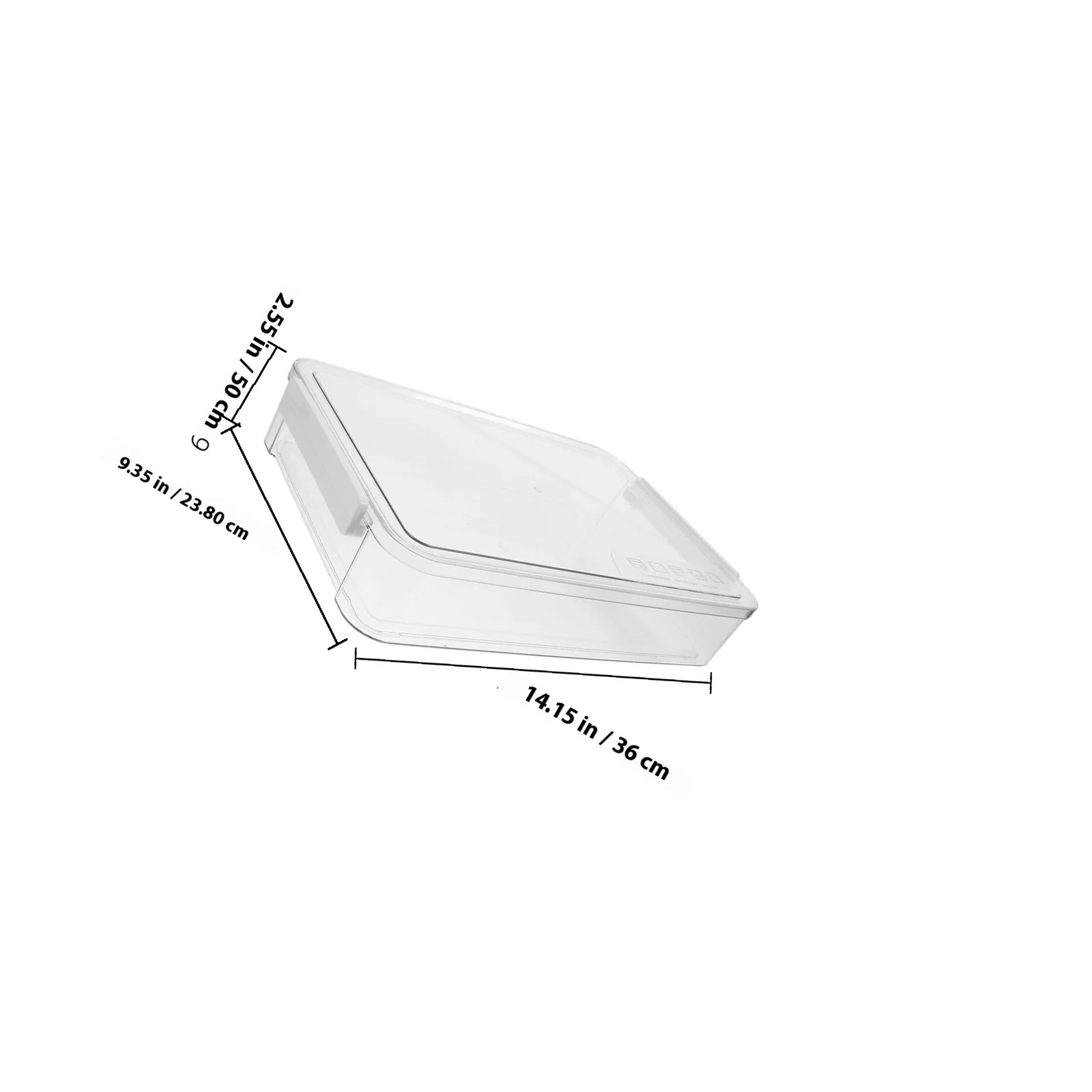 1pcs Clear File Storage Box Lid For Documents Office Supplies Household Case Study Accessory Transparent Pet Abs Waterproof