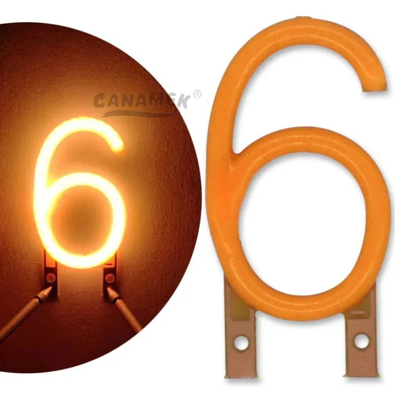 Number 0/1/2/3/4/5/6/7/8/9 LED Filament DC 3V COB Edison Yellow White DIY Candle LED Diodes Party Decoration