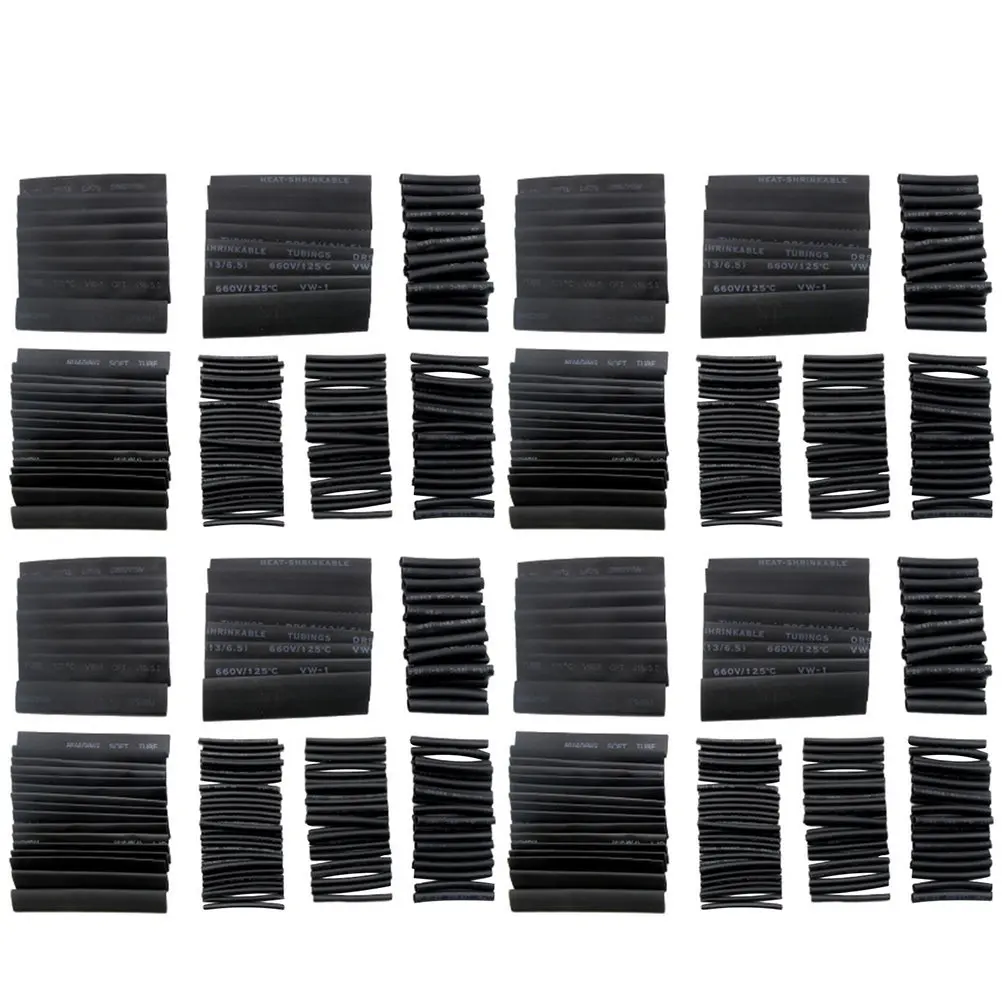 508Pcs Heat Shrink Tubing Industrial Grade Shrinkable Sleeving Wrap for Automotive Electronics DIY Wiring Insulation Corrosion