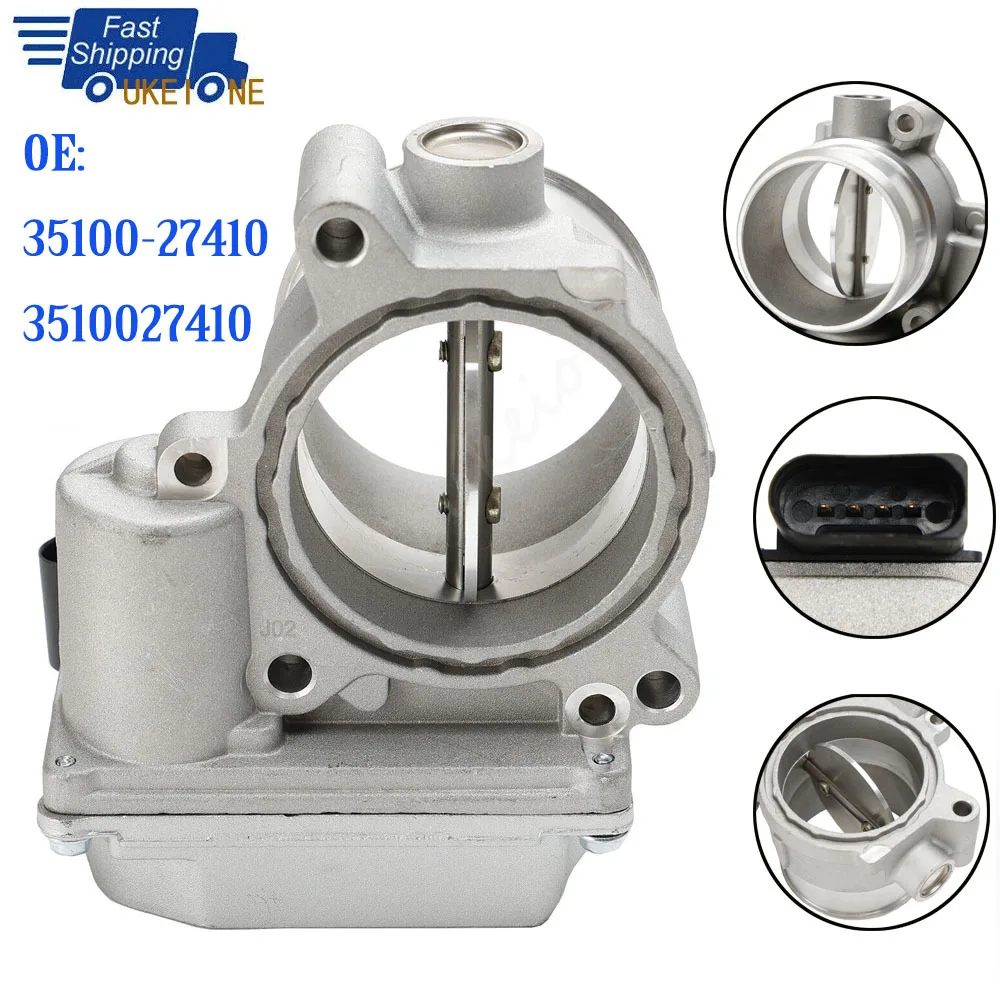 3510027410 35100-27410 Throttle Body Assembly for Hyundai Sonata Santa Tucson Grandeur KIA RONDO Engine Auto Air Intake Manifold