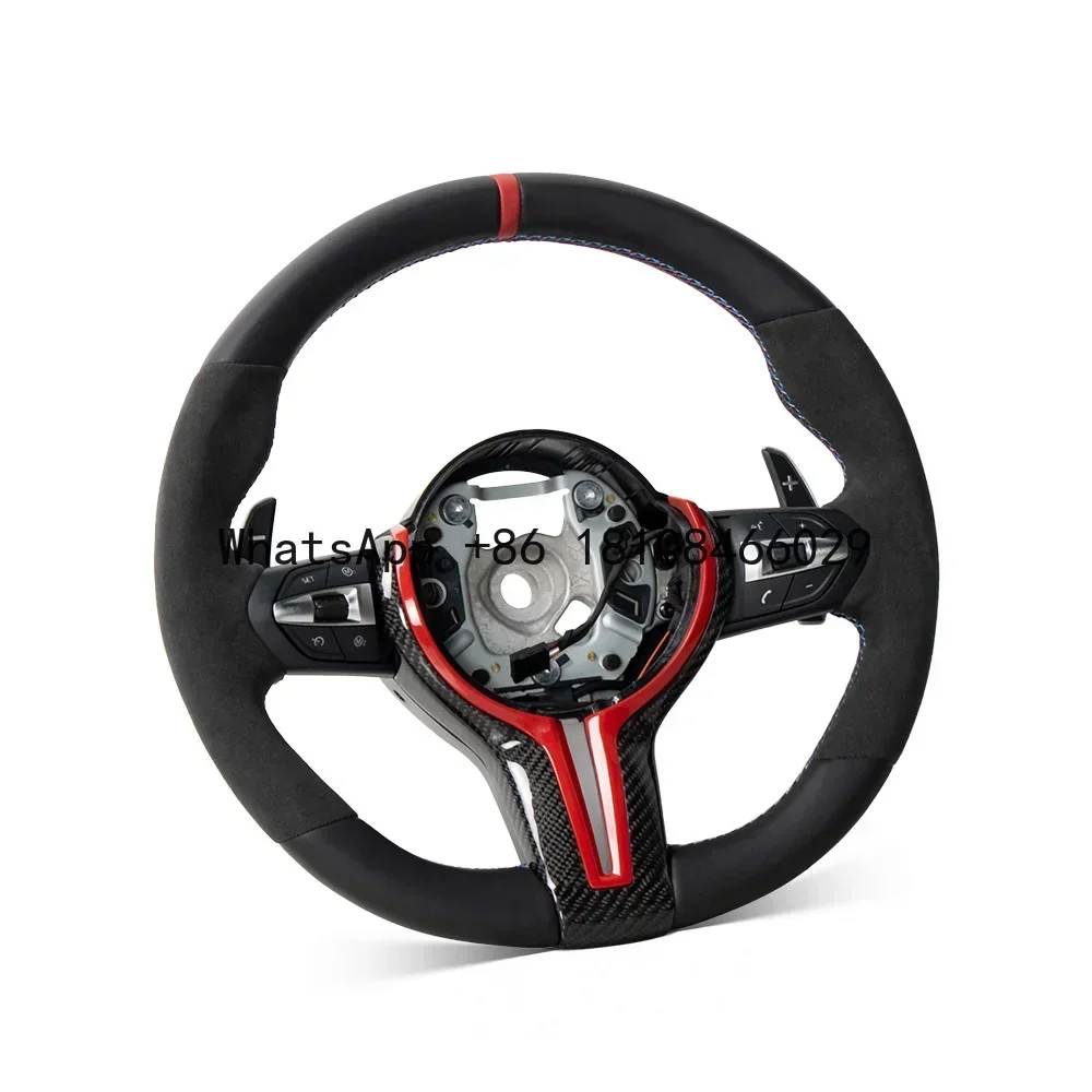 M Performance Car Steering Wheel Leather Sports Steering for BMW F18 F10 F15 F16 F20 F22 F30 Upgrade Carton Customized Auto Part