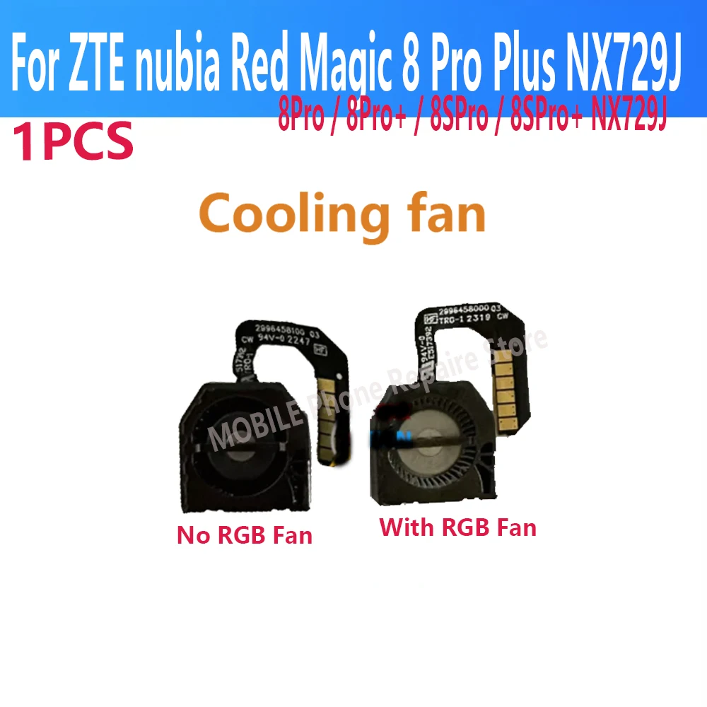 For ZTE Nubia Red Magic 8 Pro 8SPro+ XN729J Cooling System Internal Fan Radiator Heat Sink Flex Cable Original Replacement
