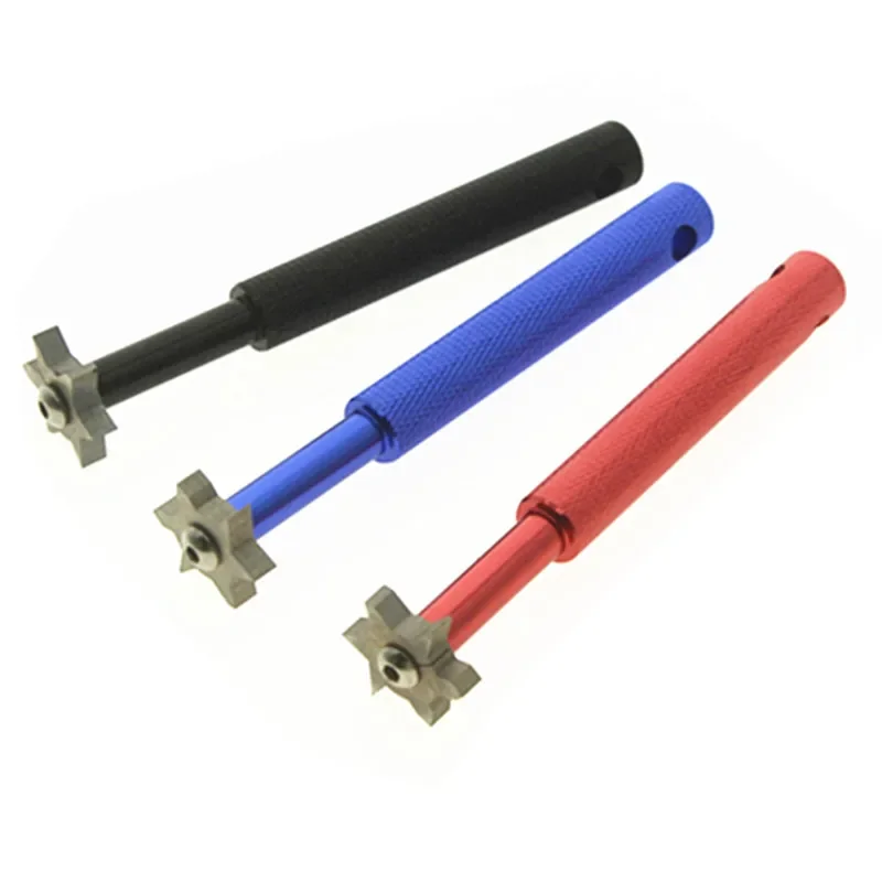 6-in-1 Golf-Rillenschärfer, tragbares Werkzeug zum Reinigen und Nachschärfen von Rillen für Wedges, Eisen, Putter und Utility-Clubs, ein ideales Golfgeschenk für Golfer. – Detail 5