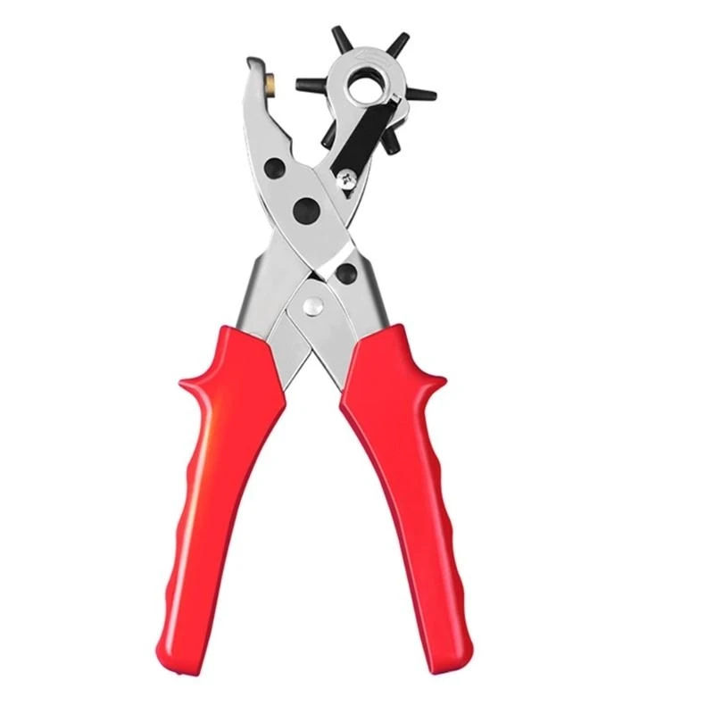 

Professional Leather Hole Belt Hole Puncher Heavy Duty Revolving Plier JOMD