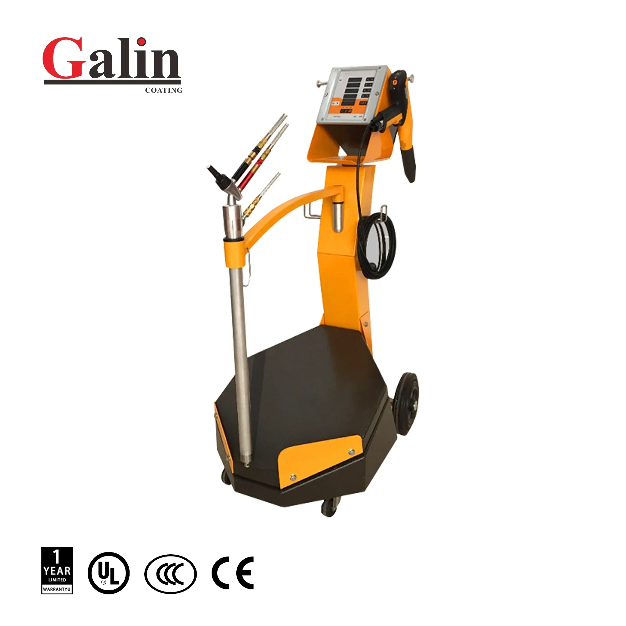 Galin Flex 2B Industrial Intelligent powder coating machine powder coating equipment with electrostatic  spray gun for car