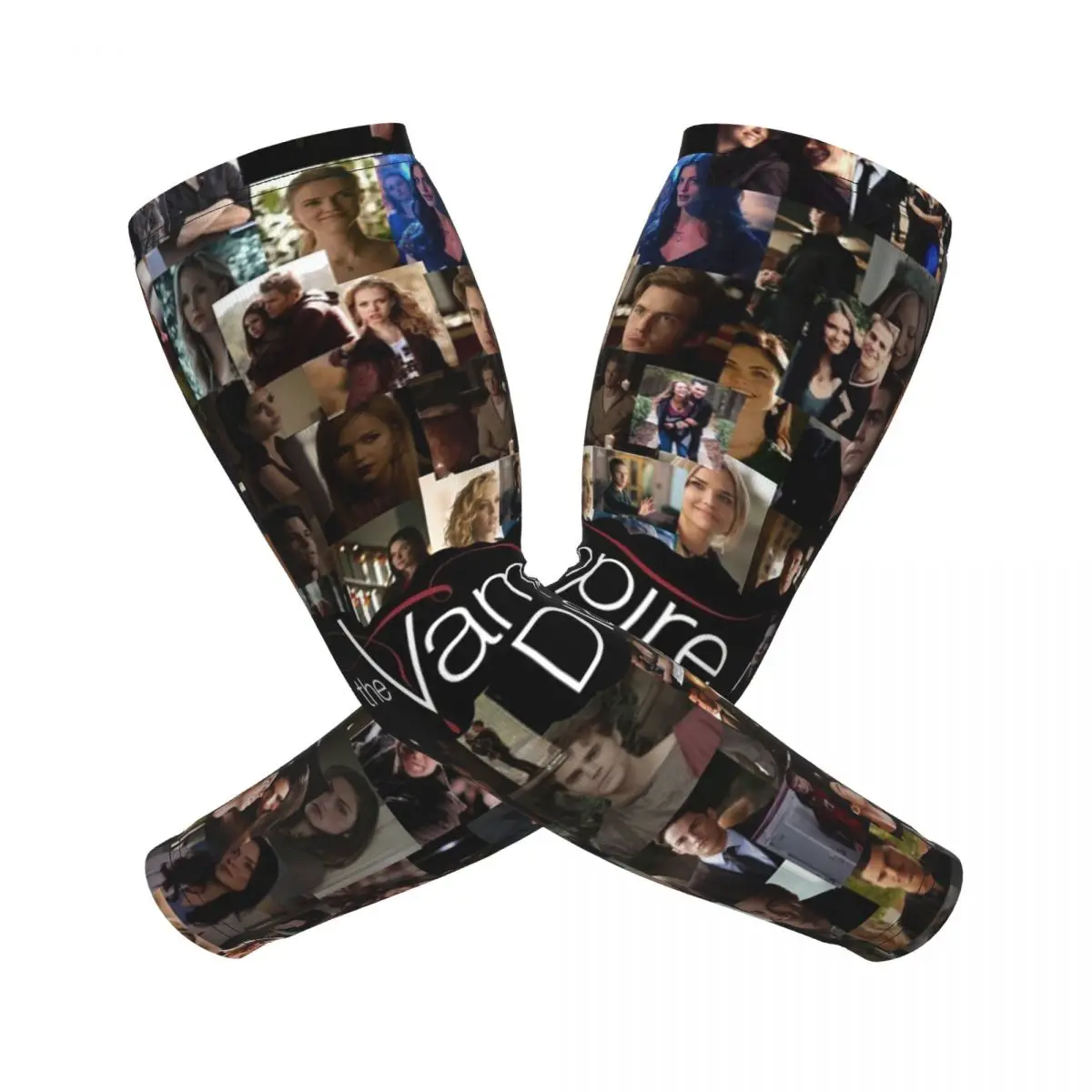 

The Vampire Diaries Damon Salvatore Arm Sleeves Men Women Sun UV Protection Tattoo Cover Up Sports Cooling Cycling