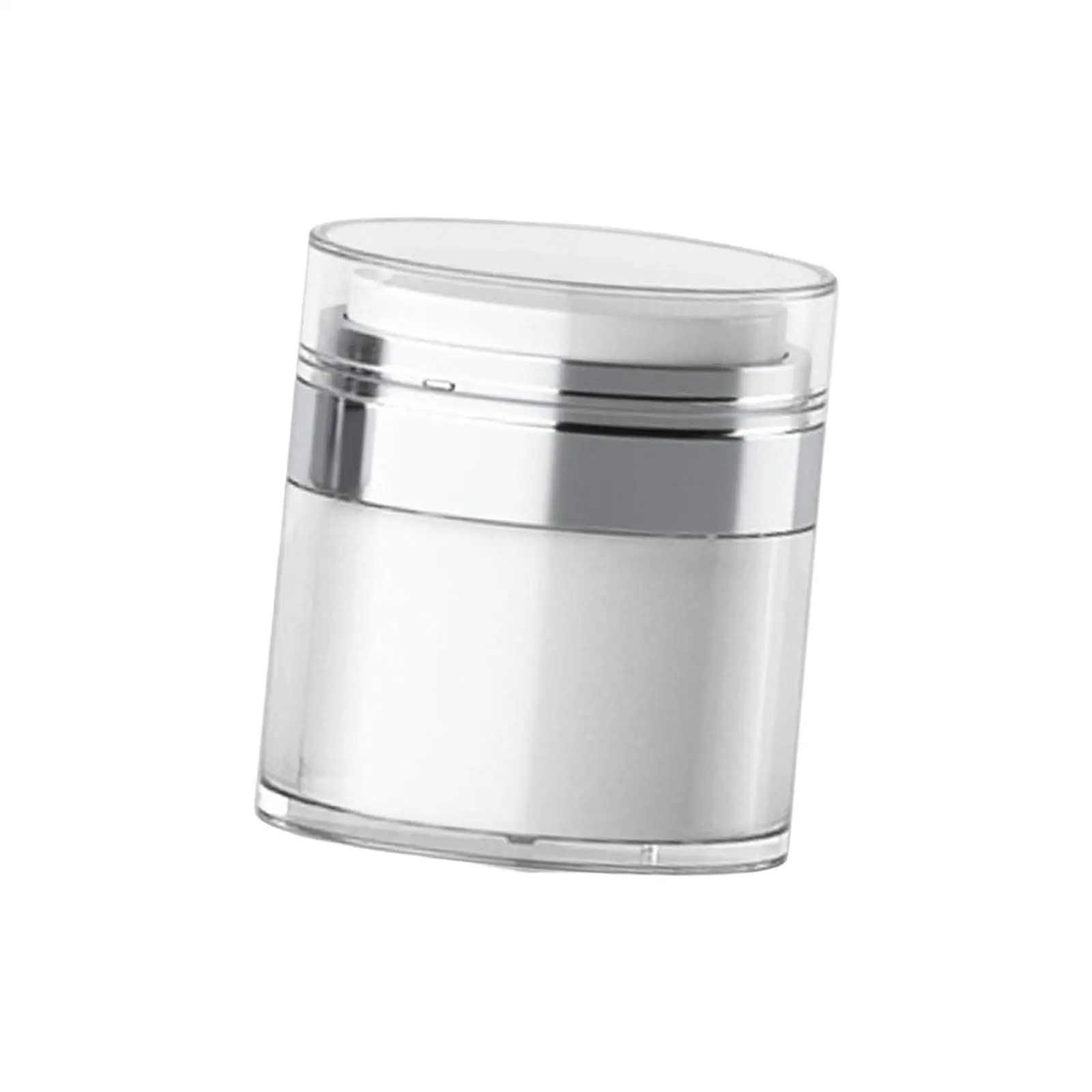 Airless Pump Jars Makeup Cosmetic Jar Containers for Foundation Oil Lotion