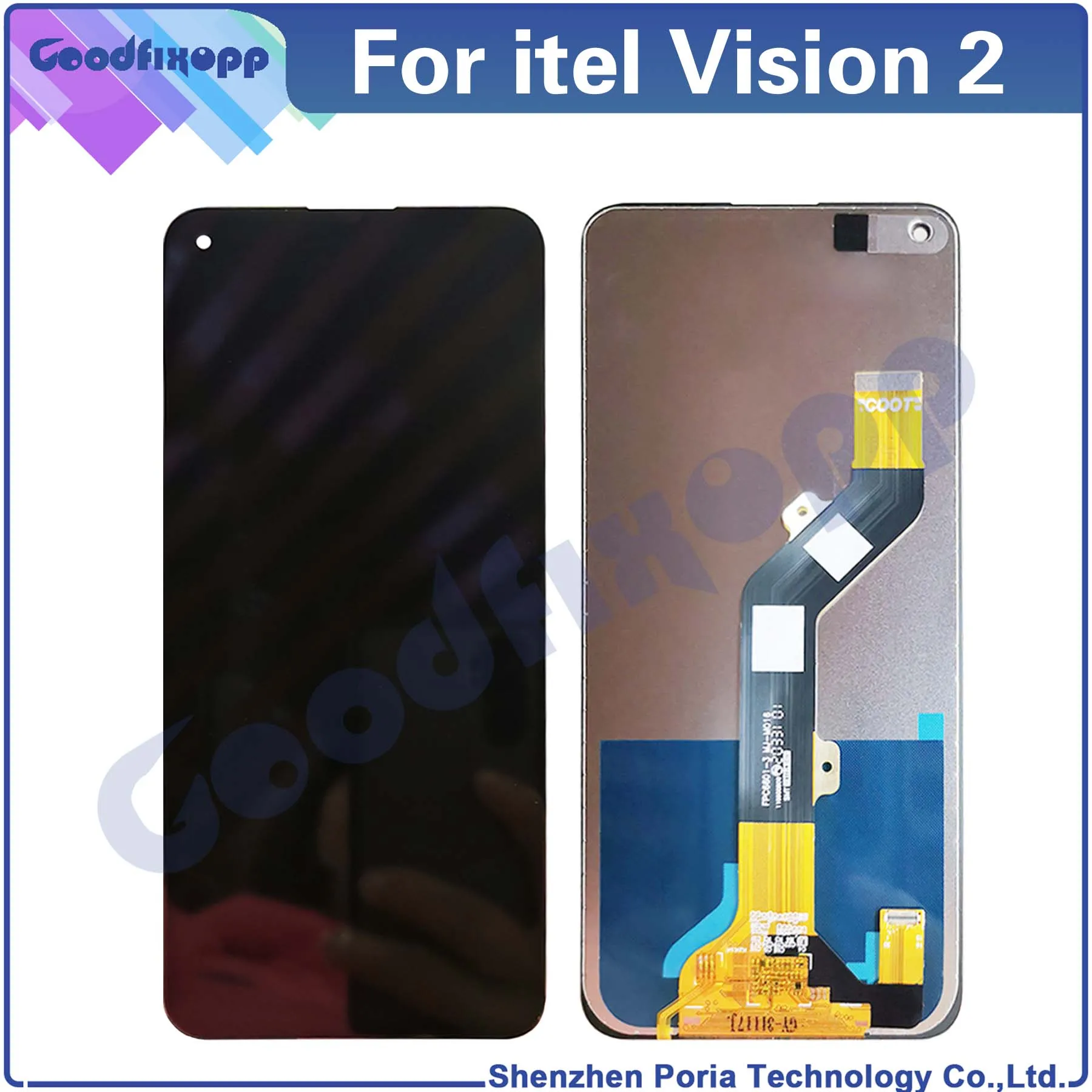 

For itel Vision 2 Vision2 LCD Display Touch Screen Digitizer Assembly Repair Parts Replacement