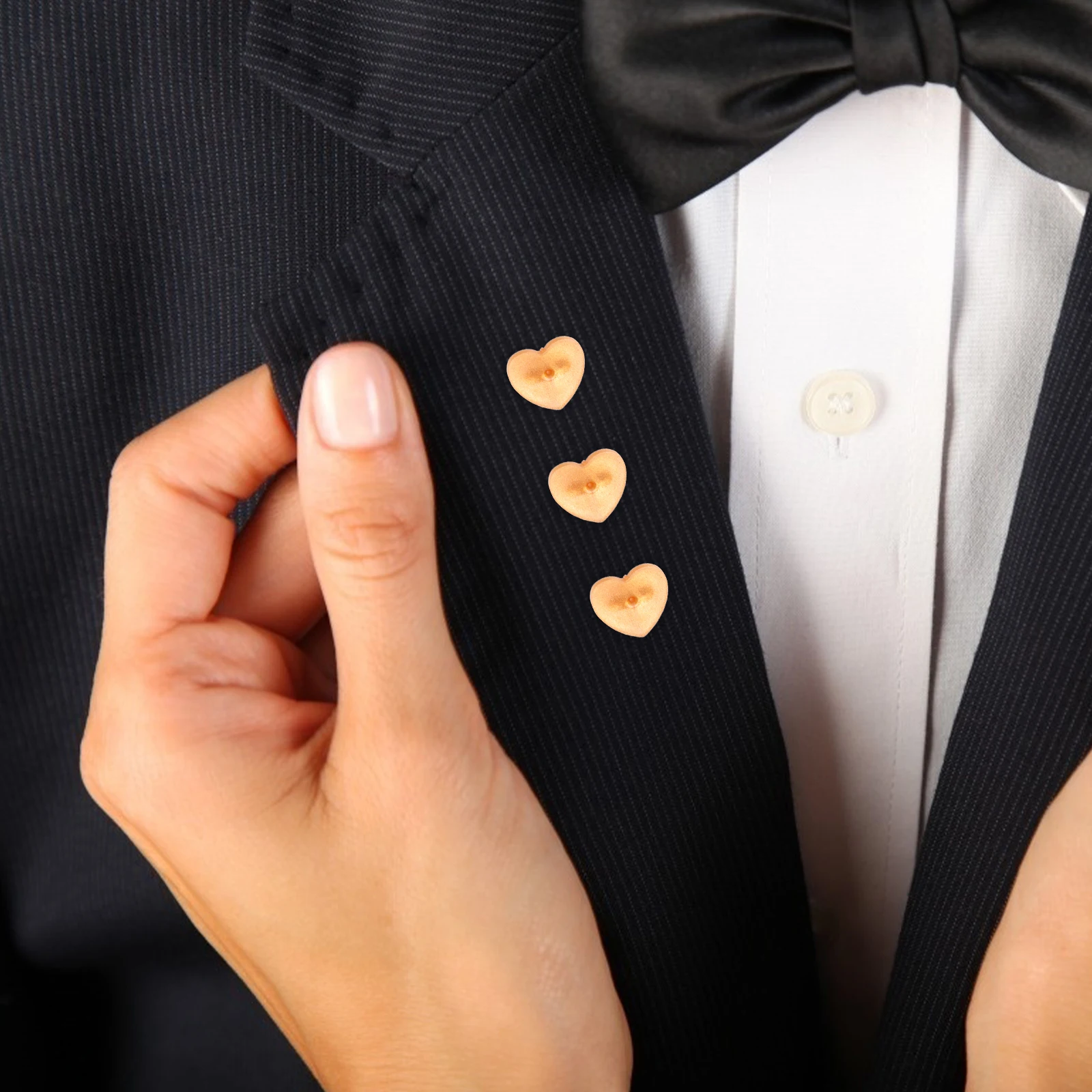 

100 Pcs Heart Shaped Rubber Brooch Pin Backs Easy Use DIY Crafts Badge Replacement Jewelry Accessories Crafting Supplies