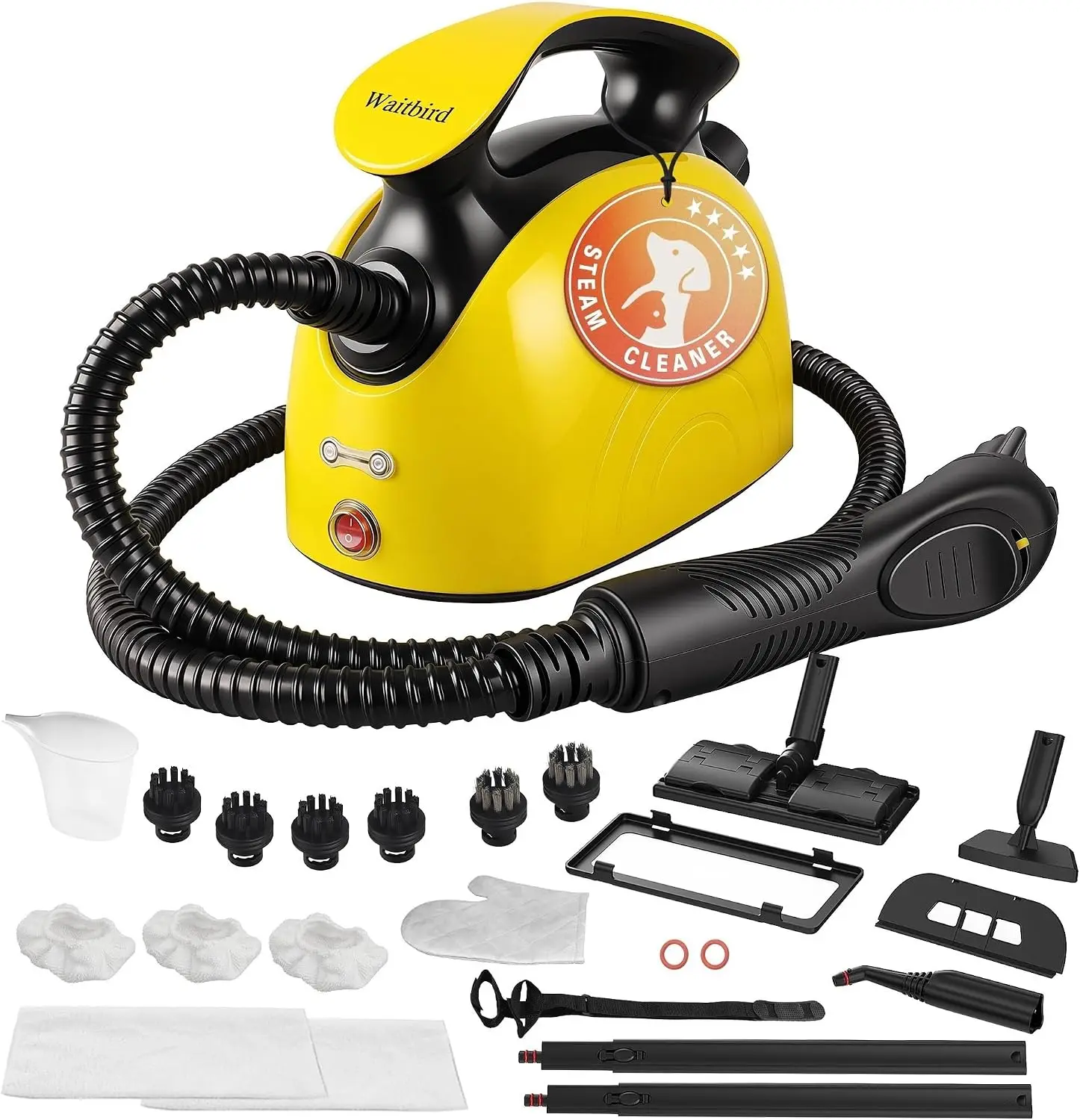 Steam Cleaner for Home, 248°F Handheld Steamer for Cleaning | 21 Accessories| Chemical-Free For Floor, Car, Wall, Grout & Kitche