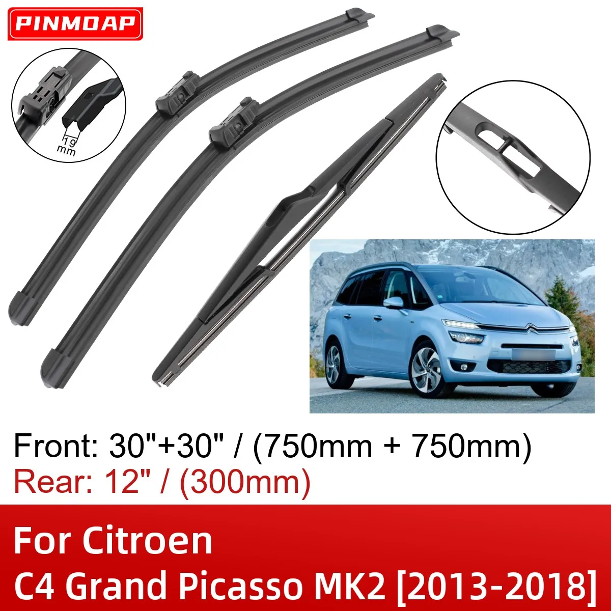 For Citroen C4 Grand Picasso MK2 2013-2018 30