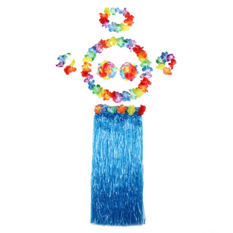 Cross-border direct supply of Hawaiian carnival party hula suit Amazon kindergarten adult performance props hula dance