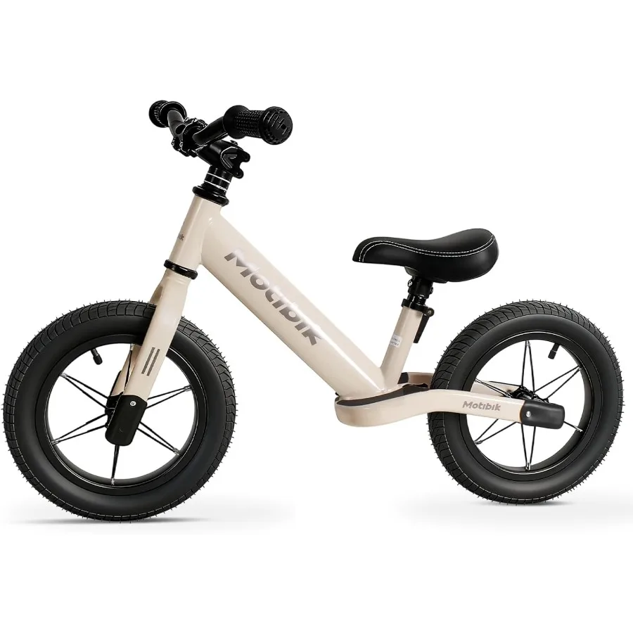 Bici da equilibrio per bambini 3 anni Pneumatici in gomma gonfiabili da 12 pollici Senza pedali Bici giocattolo per 3-6 anni La prima bici perfetta 3-6 B