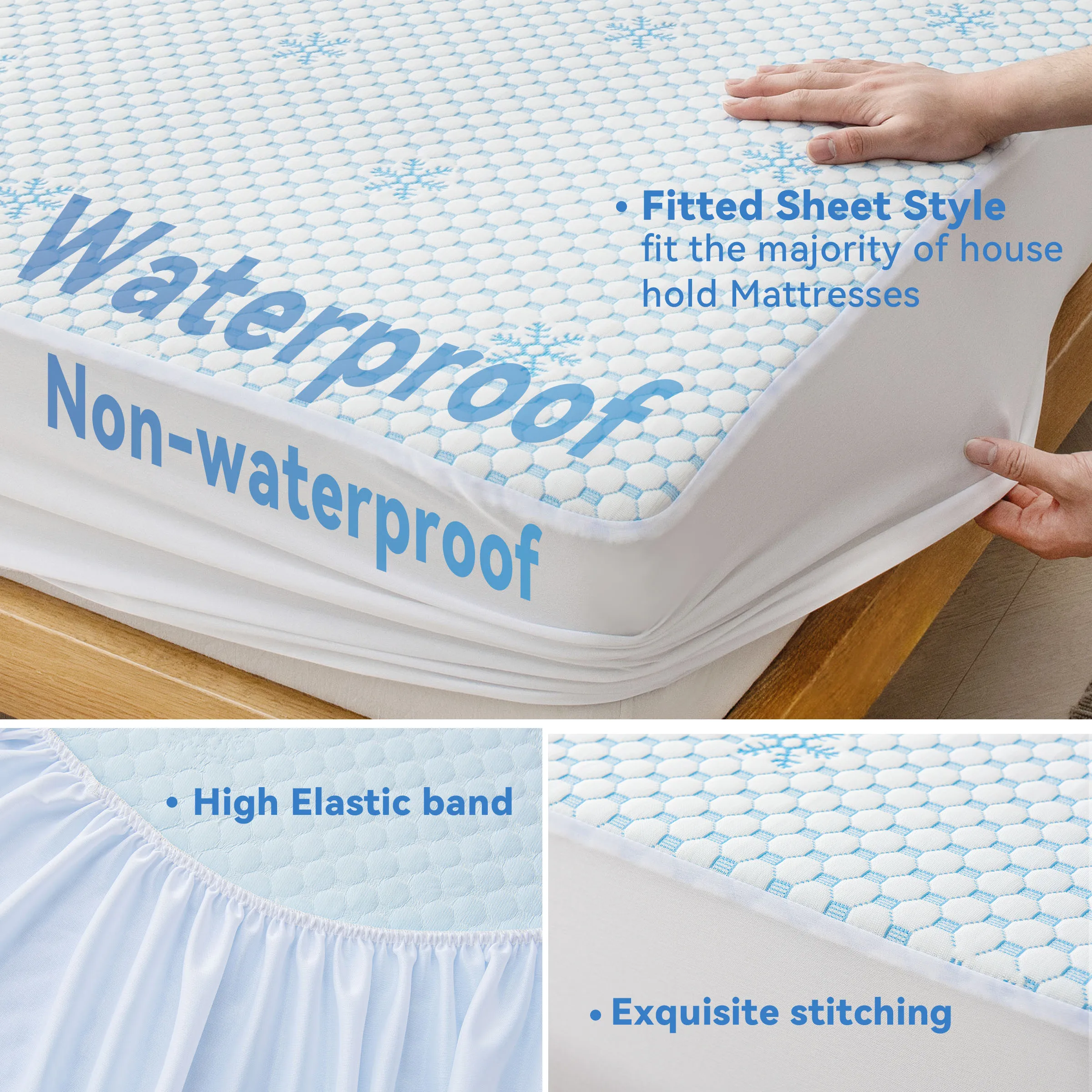 Waterdichte matrasbeschermer,  - Waterproof Mattress Protector Breathable recensie en prijs