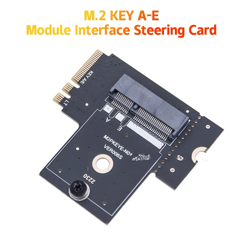 M.2 KEY A-E Module Interface Steering Card SATA3.0+M.2 KEY Adapter Converter WIFI Port Expansion Card Protection Interface