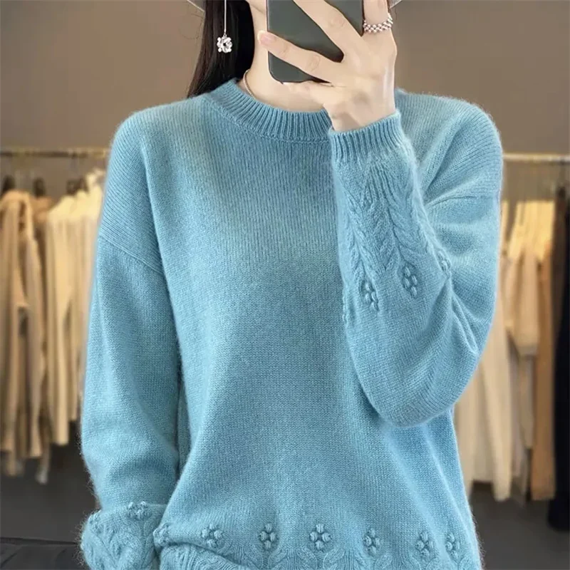 2024 Spring Summer Womens Sweater Short Sleeve O-neck Slim Fit Knitted Pullovers Bottoming Casual Knitwear Camel Pink Clothes