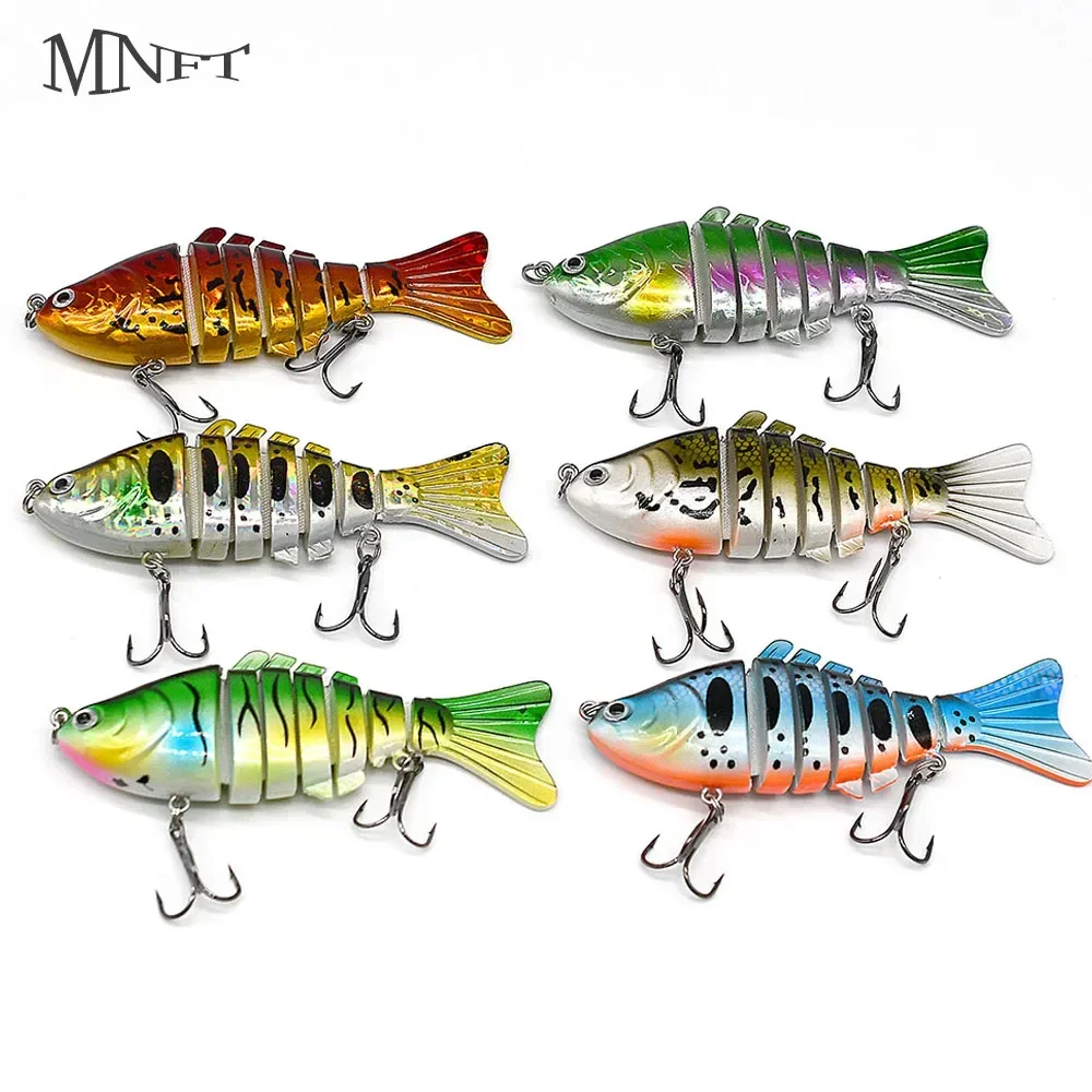 MNFT 1 PC Multi Jointed เหยื่อตกปลา Sinking Swimbait Wobblers Hard เหยื่อ Crankbait