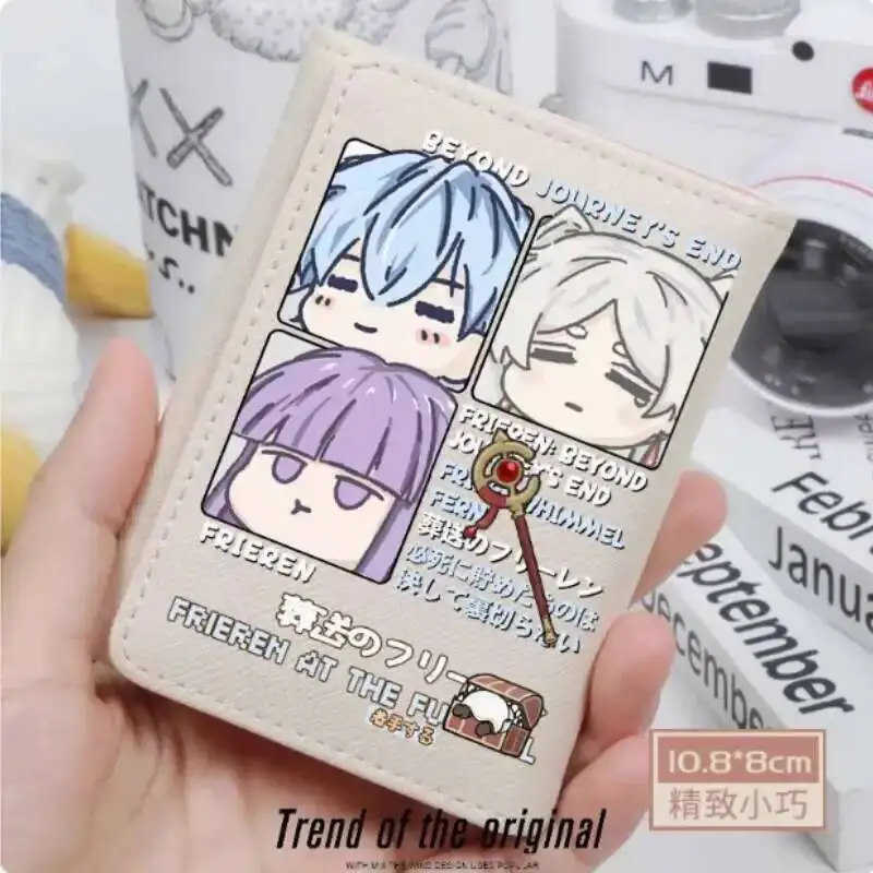 

Frieren: Beyond Journey's End Fashion Wallet PU Purse Card Coin Hasp Money Bag Cosplay Gift B1821 Anime