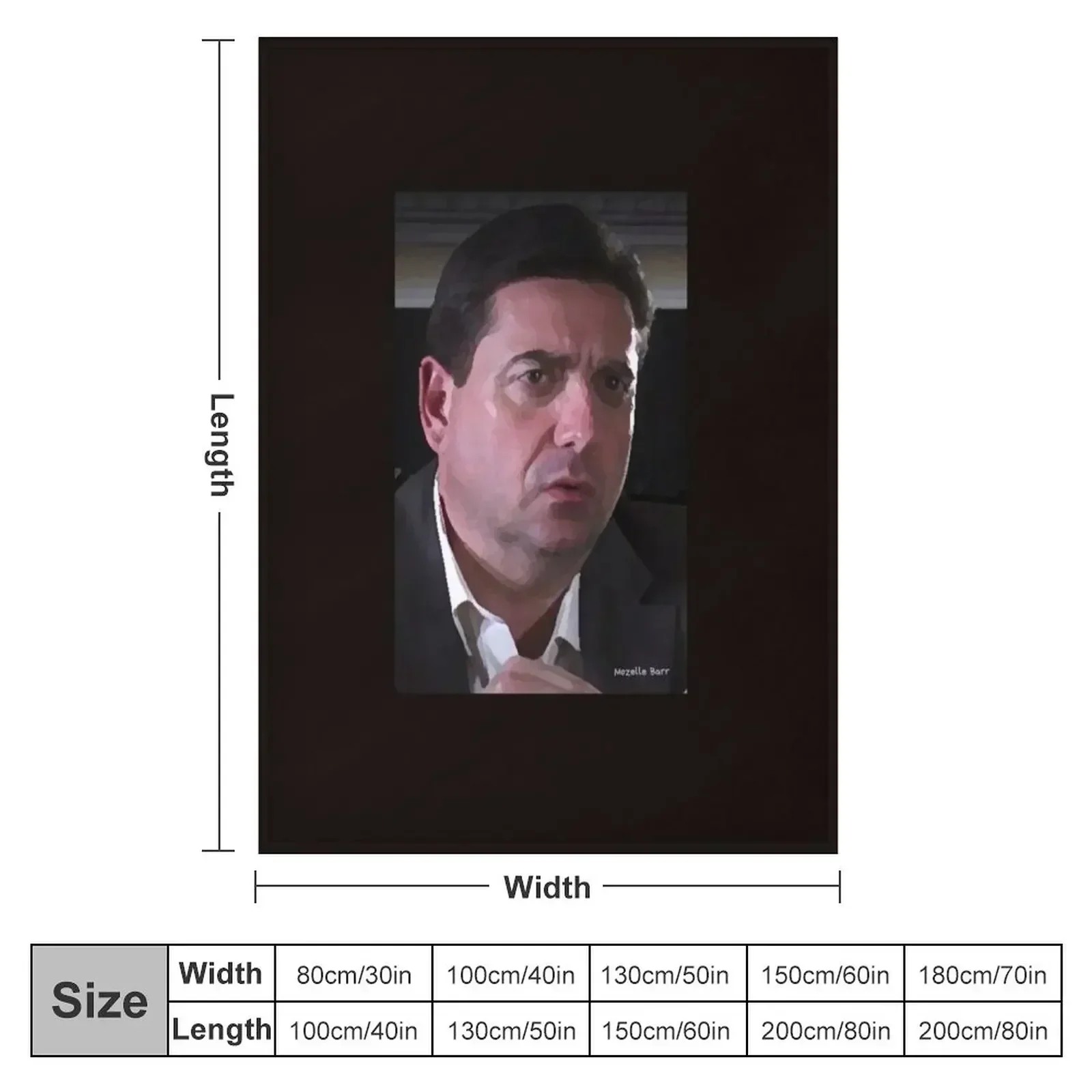 Steve DiSchiavi of The Dead Files Show Throw Blanket Comforter Hairy Giant Sofa Cute Plaid Blankets