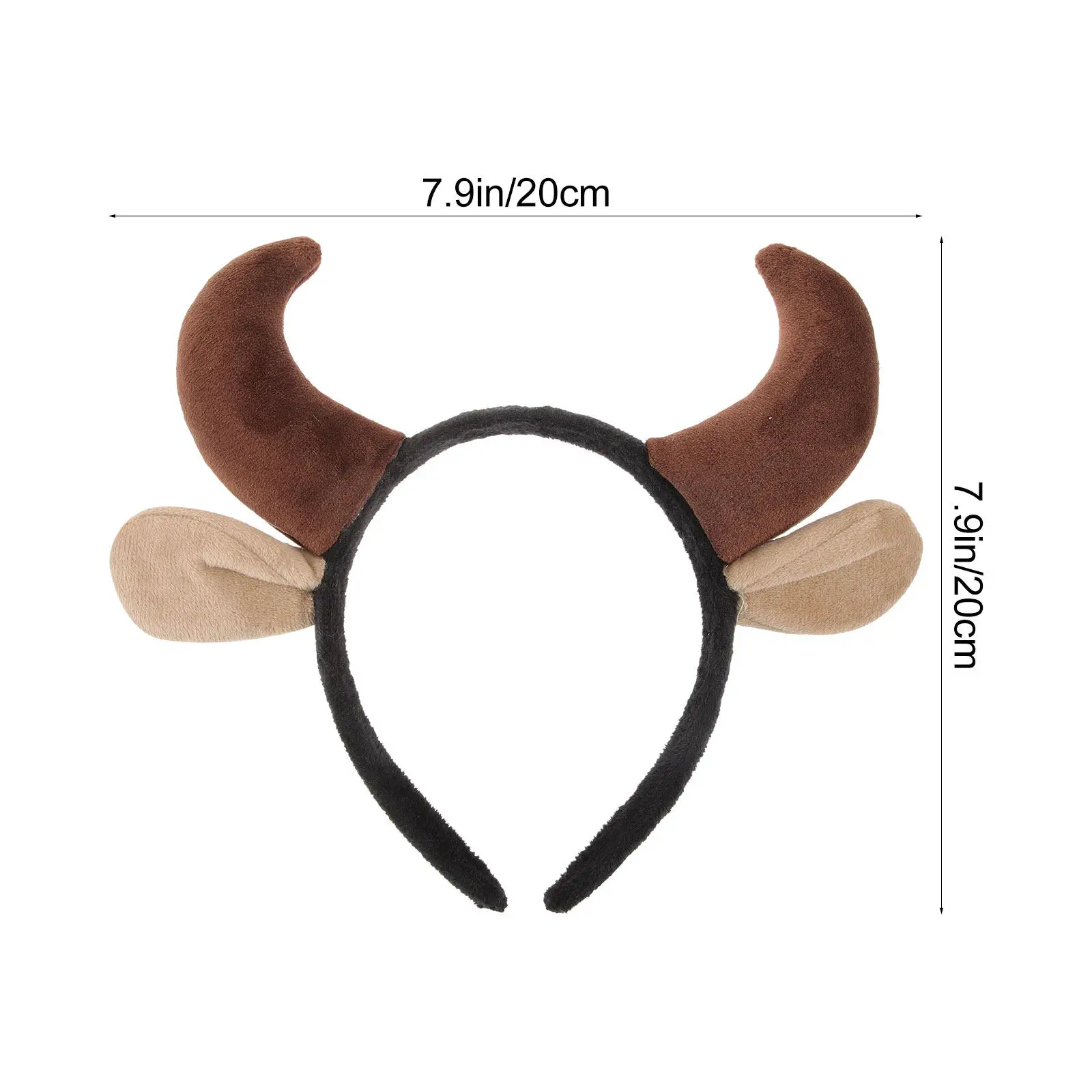 3Pcs Halloween Horn Headband Set Funny Devil Horn Hair Hoops for Adults Party Cosplay Costume Photo Shoot Stage Performance