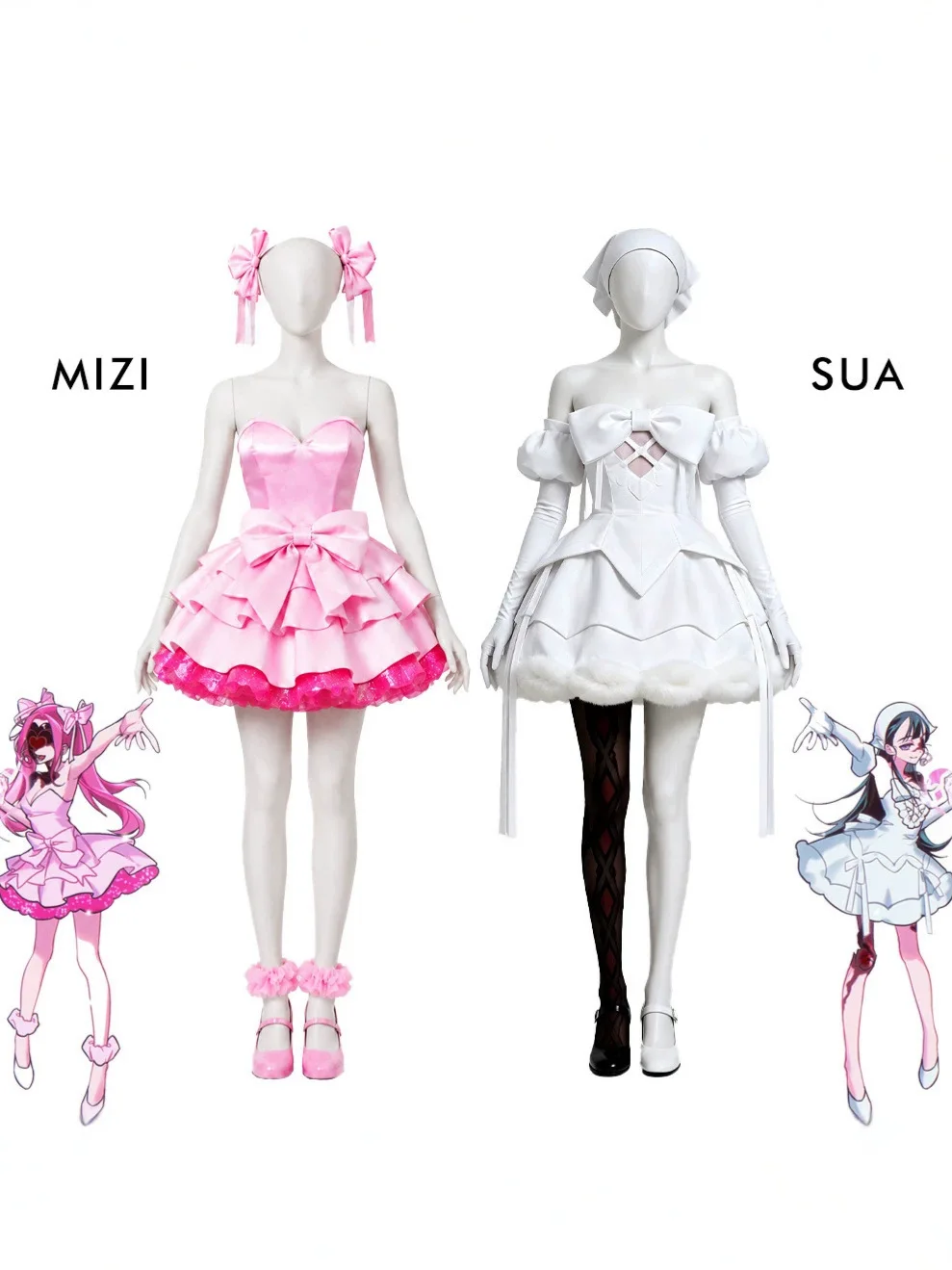 

Anime ALIEN STAGE ZOMST Sua Mizi Cosplay Long Dress Sexy Women Gown Halloween Comic Con Stage Costume