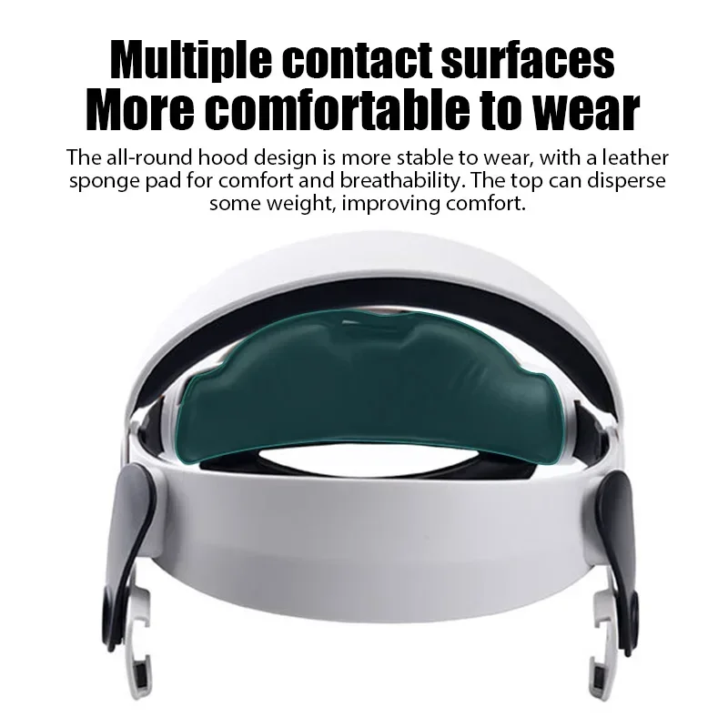 สายรัดศีรษะแบบปรับได้สําหรับ Oculus Quest 2 VR Headwear แว่นตาปรับปรุงสบายและเปลี่ยนได้ Headwear Accessorie