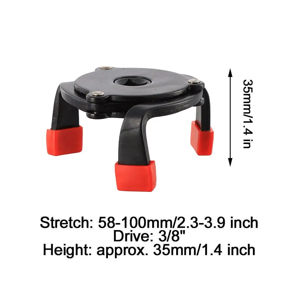 Universal 3 Jaw Oil Filter Remover Tool Cars Oil Filter Removal Tool Interface Special Tools Oil Filter Wrench Tool Auto Repair