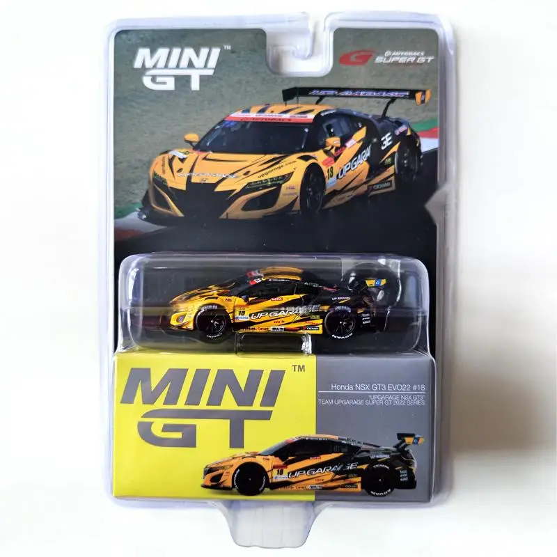 

TSM MINI GT 541 Japan Limited 1:64 Honda NSX GT3 18 EVO22 SUPER GT Модель автомобиля из литого под давлением сплава