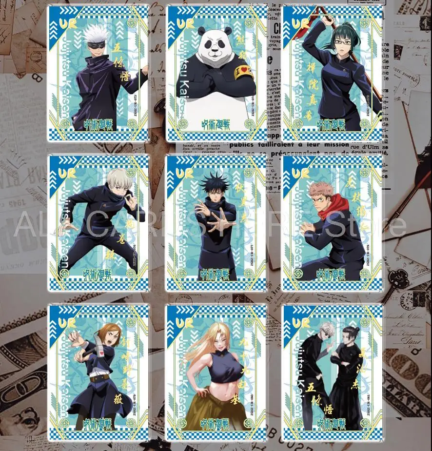 New Jujutsu Kaisen Collection Card for Children Anime Figure Bronzing Inheritance Booster Card Children Birthday Gifts Table Toy