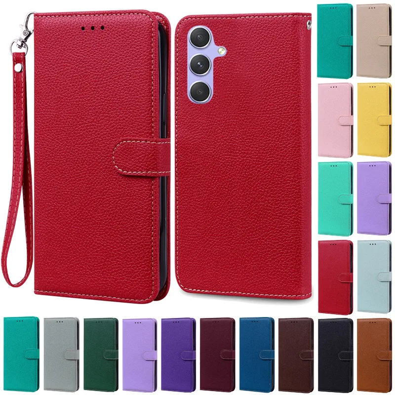 A24 A34 A54 funda para Samsung Galaxy A34 Funda de cuero con tapa para Samsung A54 5G Galaxy A54 A 34 A24 fundas para teléfono