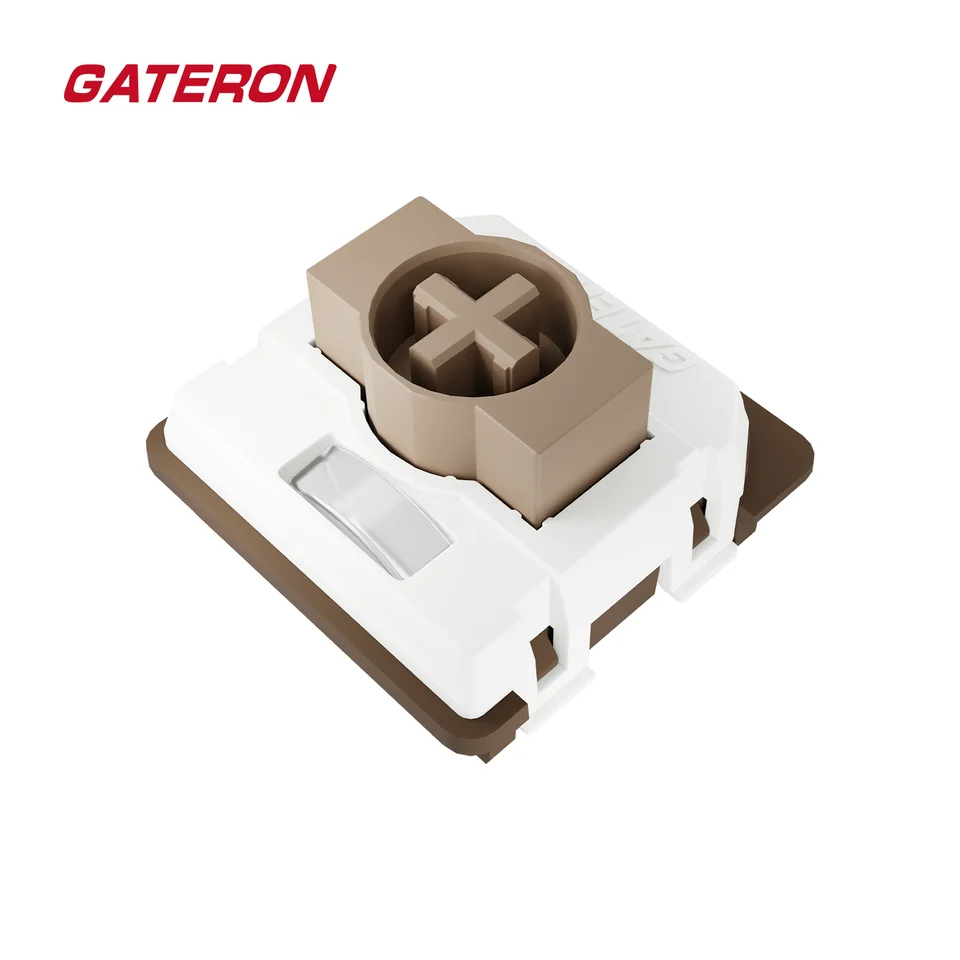 10x Gateron 2.0 Low Profile Schalter KS-33 – 3Pin, Blau/braun/rot, RGB, Für Hotswap-Tastaturen