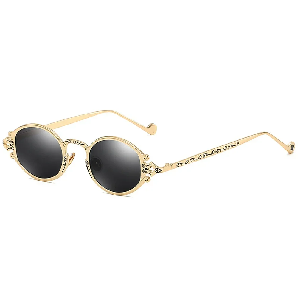 2025 Metal Steampunk Sunglasses Men Women Fashion Round Glasses Brand Design Vintage Sun Glasses High Quality Oculos de sol