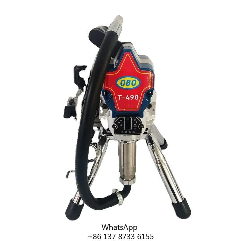 

T-490 Industrial Grade High-Pressure Electric Brushless Motor Airless Paint Sprayer 3600PSI Emulsion Latex Paint Spray Gun