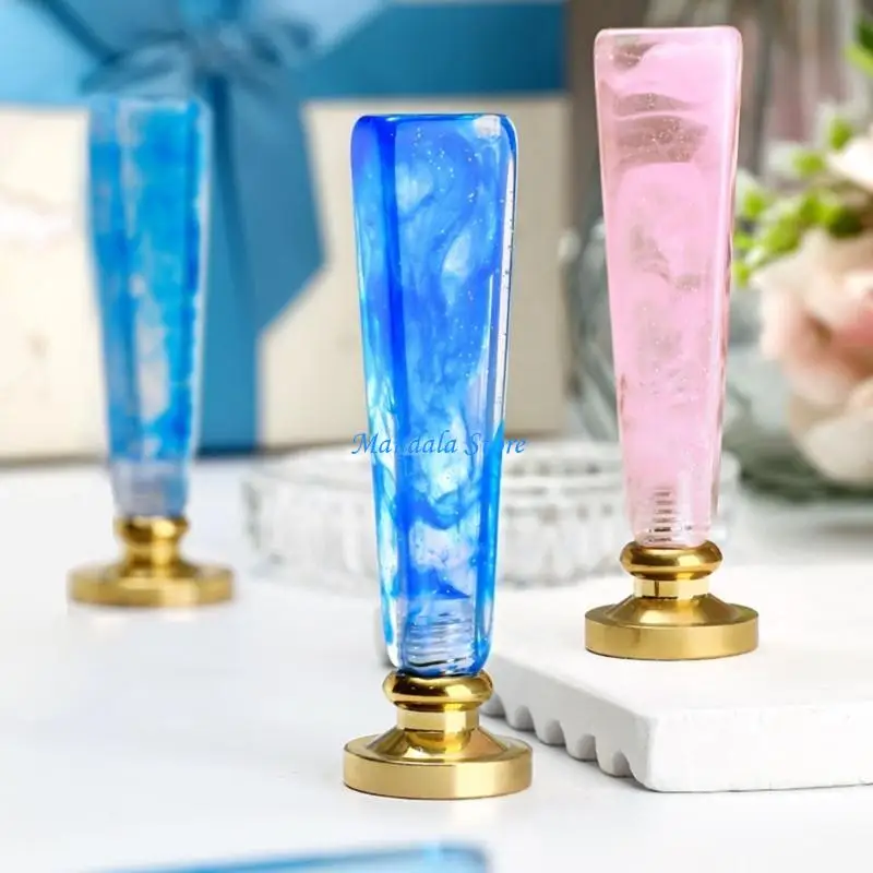 

U2JC Wax Seal Stamp Handle Replacement Resin Stamp Handle for Sealing Wax Stamp
