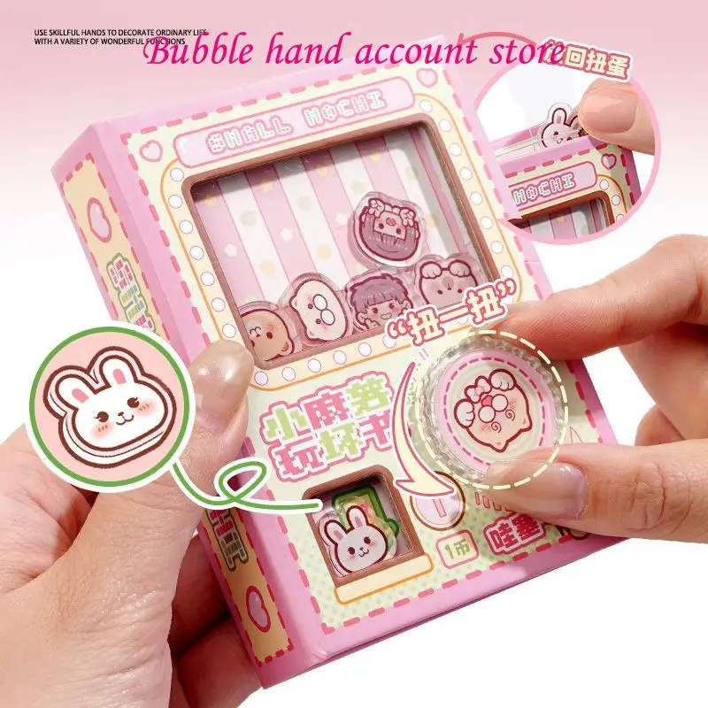 Small Mochi Fun Stationery Stickers Cartoon Play Bad Books Decompression Interactive Notebook Creative DIY Portable Children