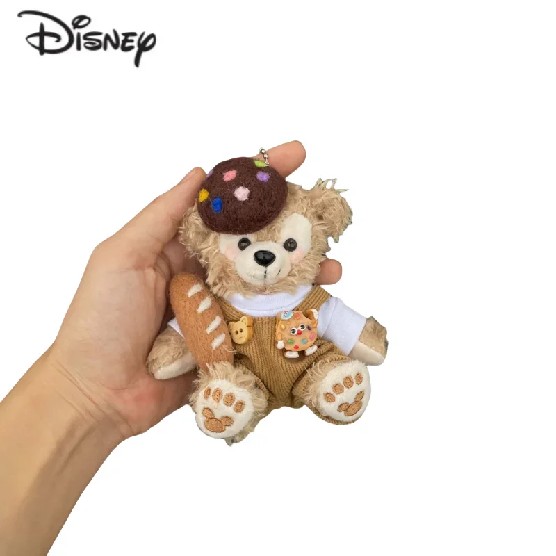 Disney Artist Painter Duffy Bear Creative Bag Pendant Backpack Doll Doll Accessories Cute Keychain Hanger Romantic Festival Gift