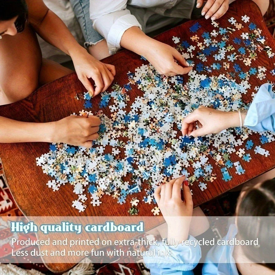 300、500、または1000ピースの大人向けパズル - 熱気球 - ゲームの夜のための挑戦的なパズル