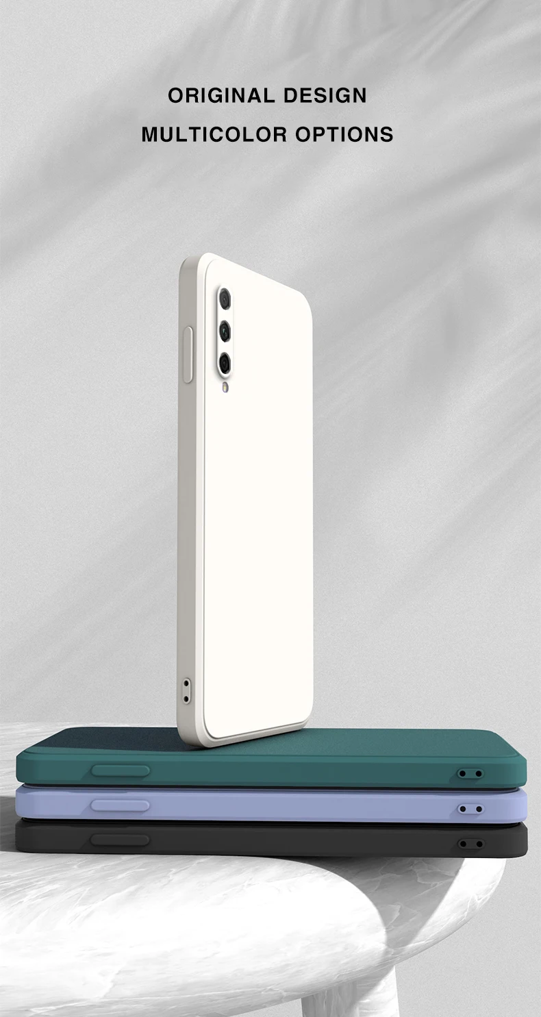 Original Square Liquid Phone Case for Huawei Y6 Y7 Y7a Y8p Y9 Y9s Pro Prime 2019 Soft Silicone 360 Protective Shockproof Covers