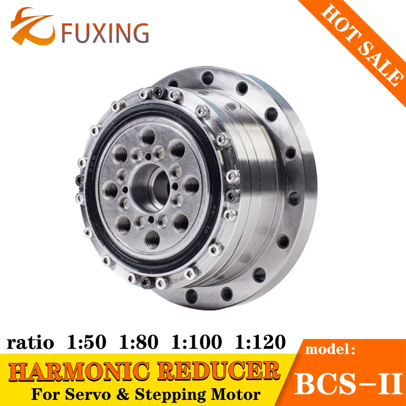 Harmonic Gearbox Gear Reducer BCSG BCS 14 17 20 25 32 40 45 Reduction Ratio 30 50 80 100 120 160 for Servo And Stepping Motor