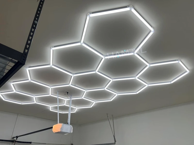 Hexagon LED Light 2-Pin Power Cord with On/Off Switch for HAMRVL Honeycomb Garage Lights & Lighting Systems Replacement Cable