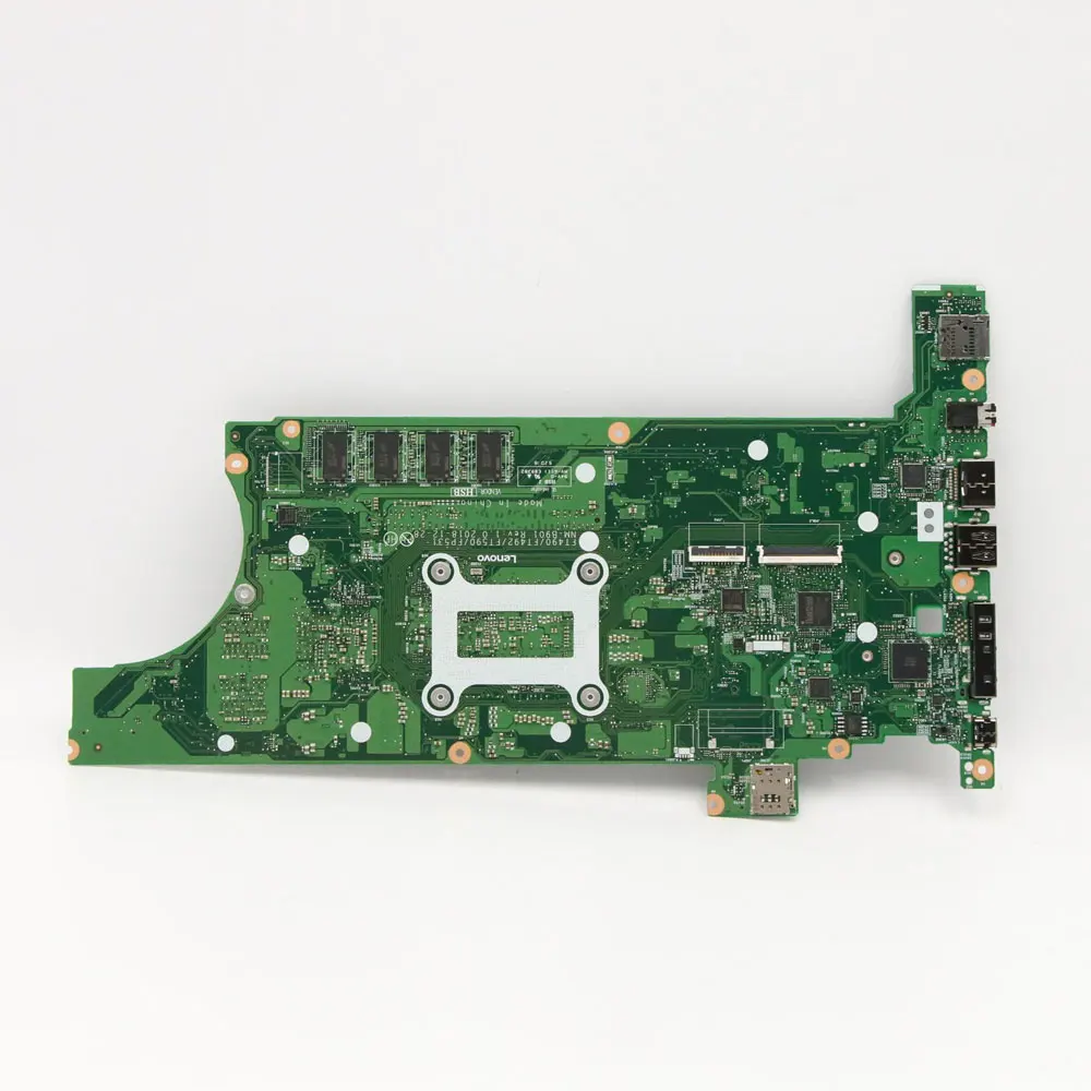 i5-8th i7-8th CPU 8G 16G RAM لينوفو ثينك باد T490 20N2 20N3 T590 20N4 20N5 100% اختبار اللوحة الأم للكمبيوتر المحمول مع وحدة المعالجة المركزية GPU NM-B901