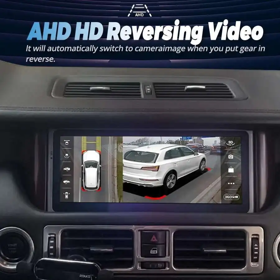 أندرويد 14 ستيريو نظام تحديد المواقع والملاحة Carplay 10.25 بوصة راديو السيارة لاند رينج روفر V8 L322 2002-2004 مشغل فيديو الوسائط المتعددة