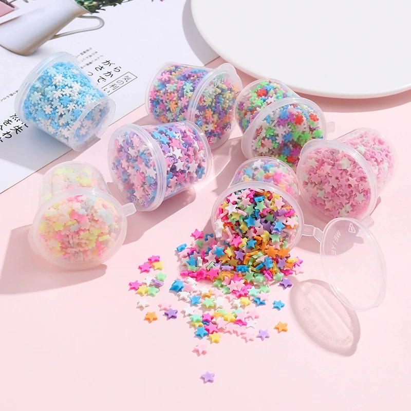 Canned DIY cream glue phone case handmade material wrapped sugar granules love heart flower resin soft ceramic gadgets